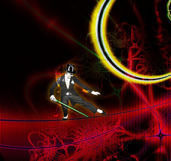 Az Önimádó Ördög (The Narcissistic Devil) — digital art, 2000