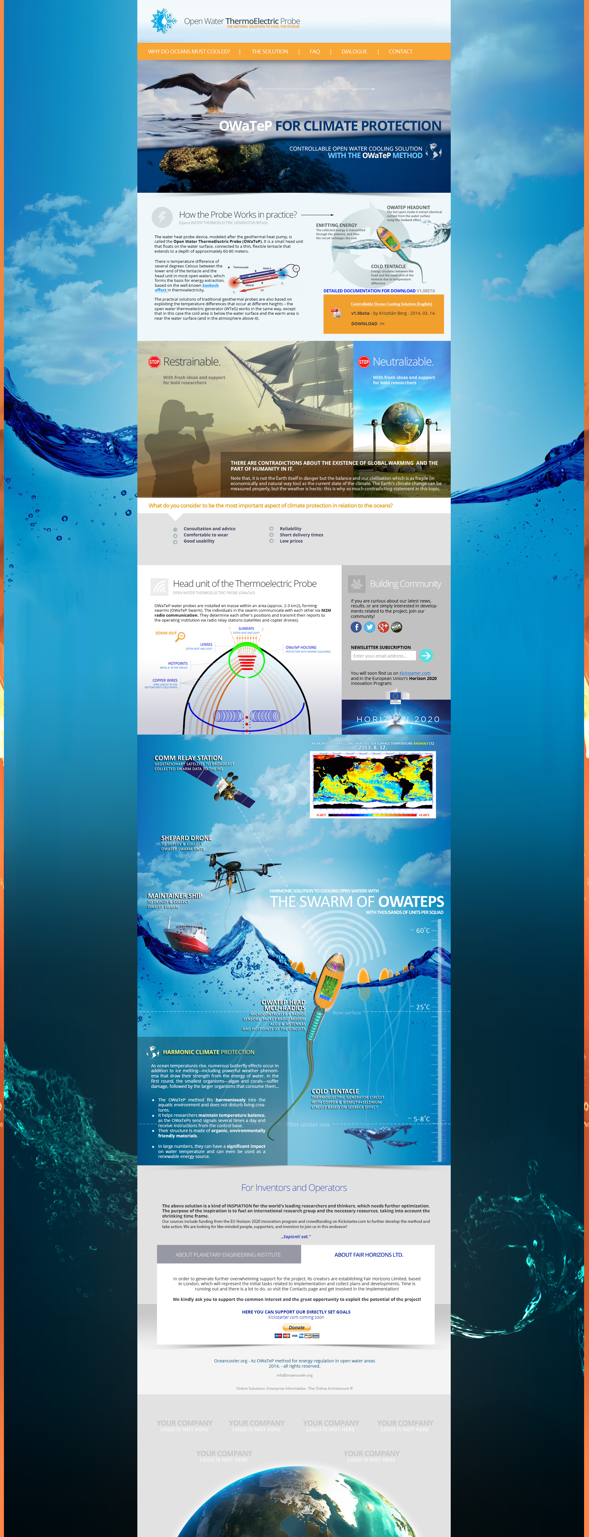 Owatep.com — English website (2015)